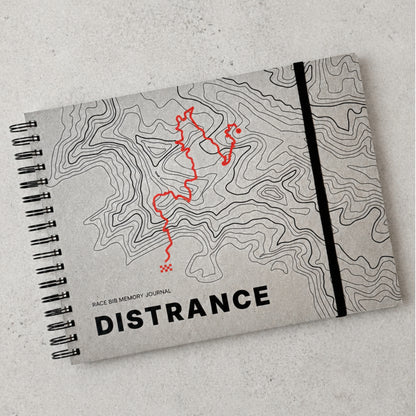Distrance Race Bib Memory Journal