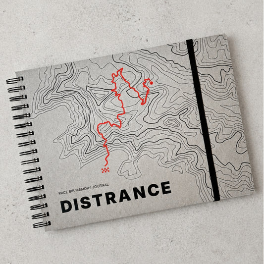 Distrance Race Bib Memory Journal