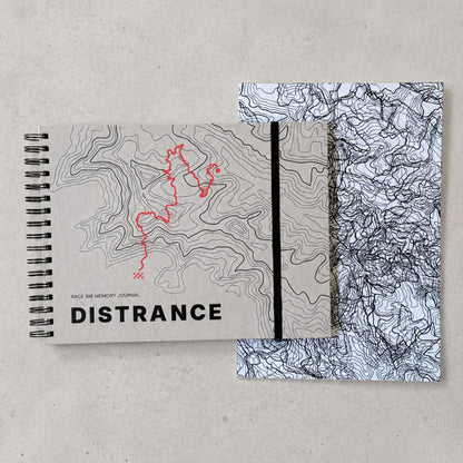 Distrance Race Bib Memory Journal